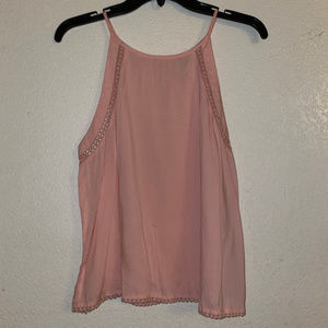 [Mudd] Nude Tank-Top w/ Laced Accents